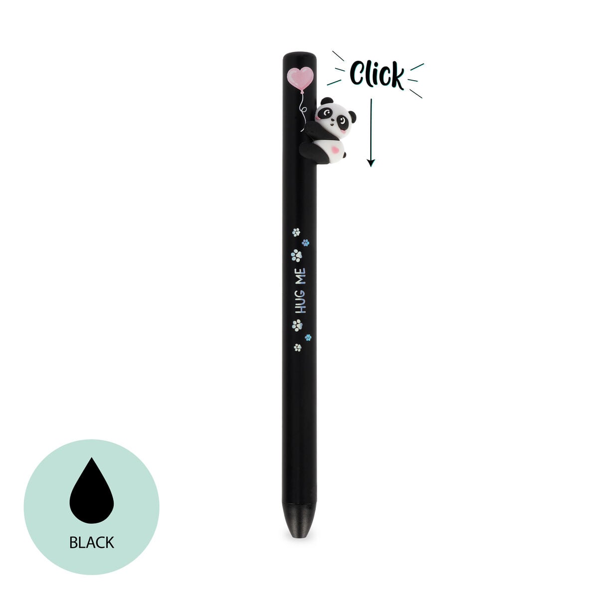 Legami - Retractable Ballpoint Panda "Hug me"- Free Hugs