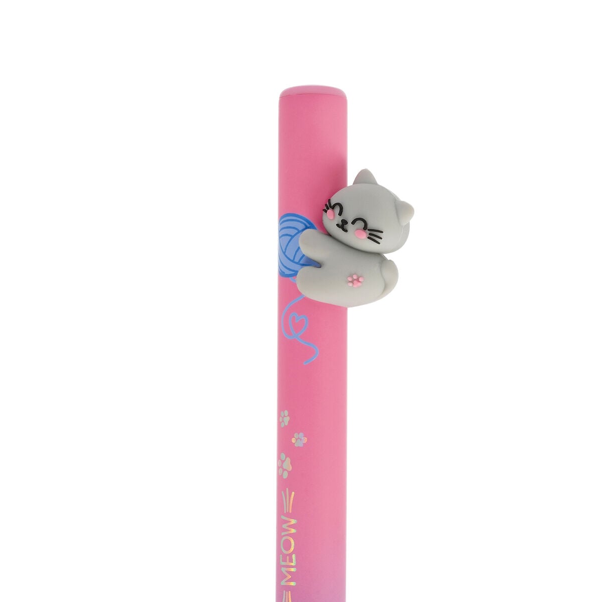 Legami - Retractable Ballpoint Kitty "Be Curious"- Free Hugs