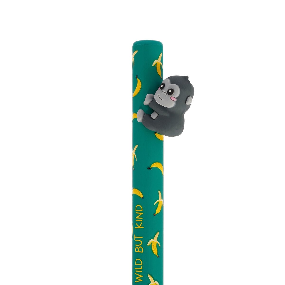 Legami - Retractable Ballpoint Gorilla "Wild but Kind"- Free Hugs