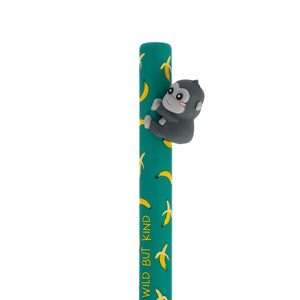 Legami - Retractable Ballpoint Gorilla "Wild but Kind"- Free Hugs