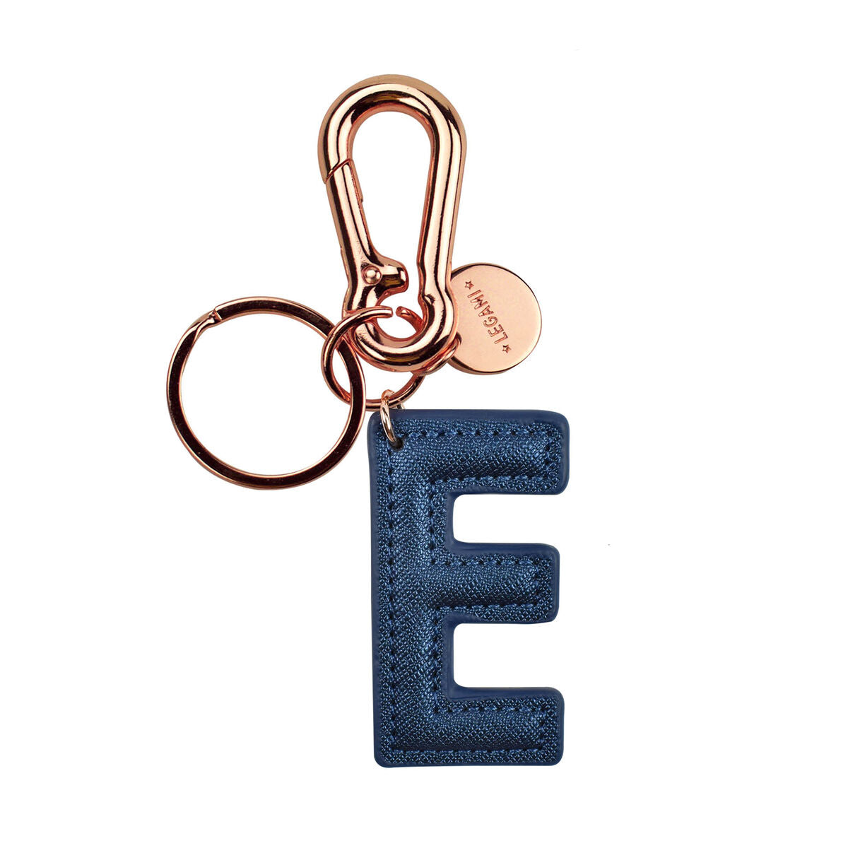 Legami - Keyring with Initial - E / Blue - My Initial