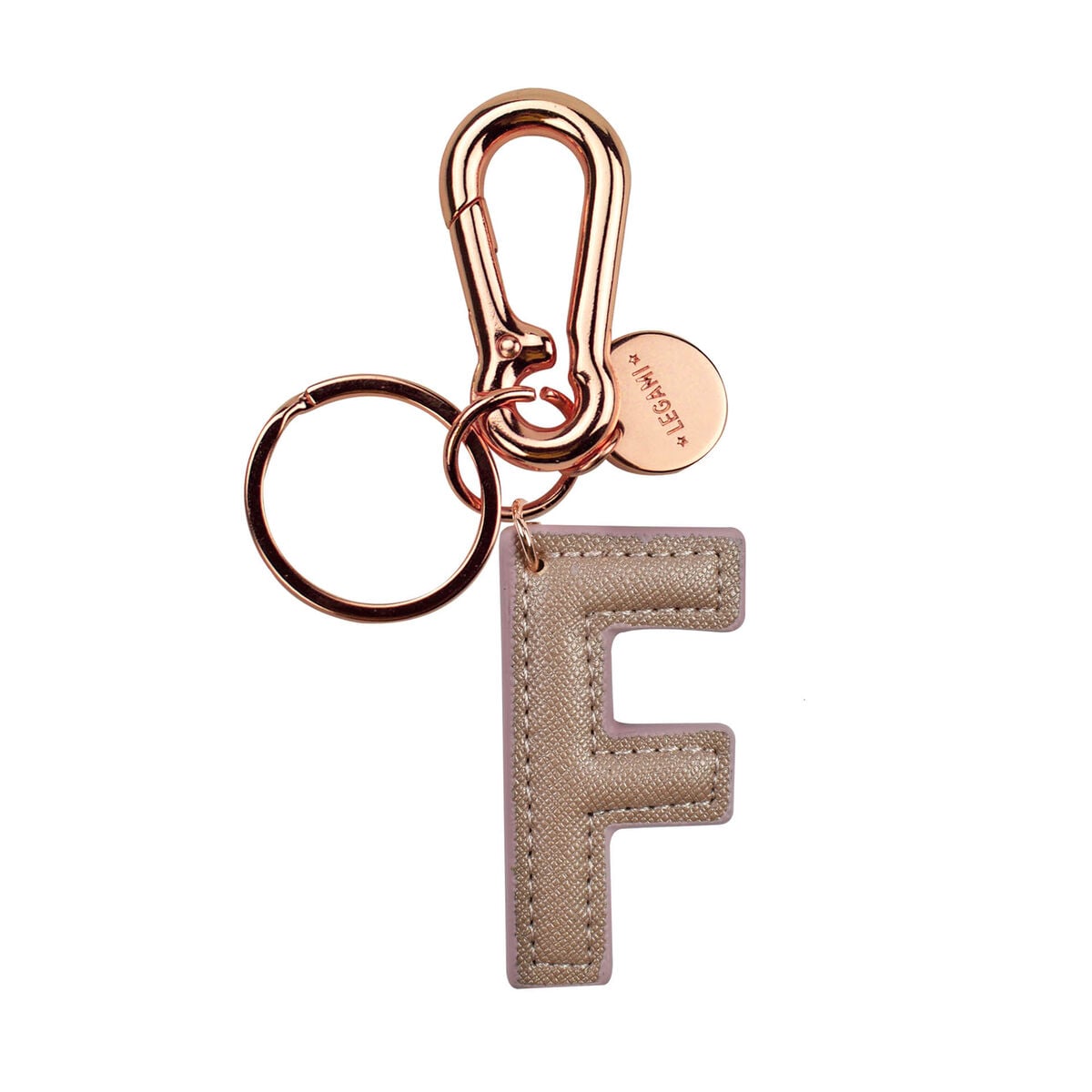 Legami - Anahtarlık ile Baş Harf Harf - F / Rose Gold - Baş Harfim