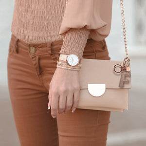Legami - Anahtarlık ile Baş Harf Harf - F / Rose Gold - Baş Harfim