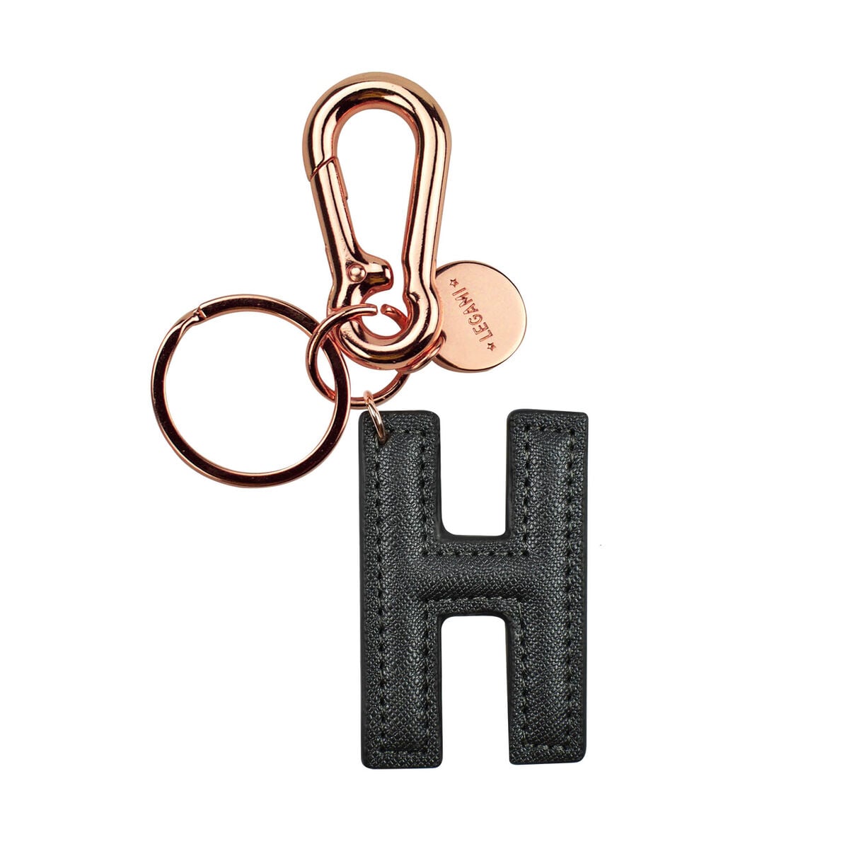 Legami - Keychain with Initial Letter - H / Blue - My Initial