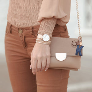 Legami - Keyring with Initial Letter - K / Blue - My Initial