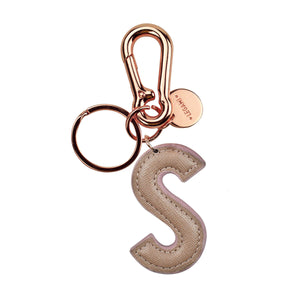 Legami - Keyring with Initial - S / Rose Gold - My Initial
