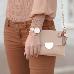 Legami - Keychain with Initial Letter - V / Rose Gold - My Initial