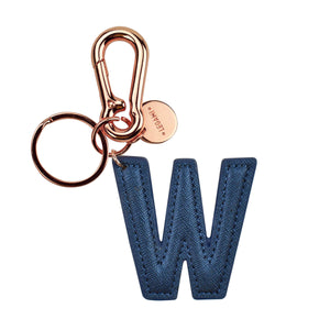 Legami - Keychain with Initial - W / Blue - My Initial