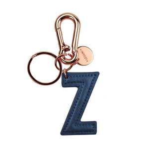 Legami - Keyring with Initial - Z / Blue - My Initial