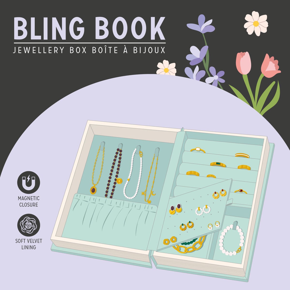 Legami - Jewellery Box - Bling Kitap