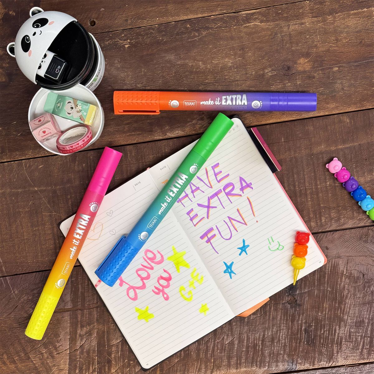 Legami - Scented Jumbo Highlighter with Dual Tip - Make It Extra