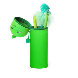 Legami - Dino \"Roooarr\" 2-in-1 Silicone Pencil Case - Kawaii