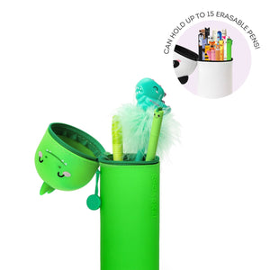 Legami - Dino \"Roooarr\" 2-in-1 Silicone Pencil Case - Kawaii
