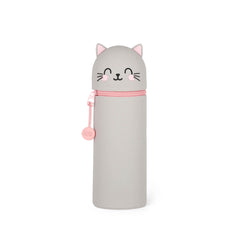 Legami - Kitty "Be Curious" 2-in-1 Silicone Kalem Kutu - Kawaii
