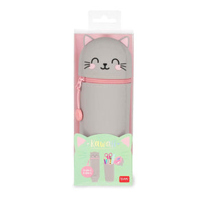 Legami - Kitty "Be Curious" 2-in-1 Silicone Kalem Kutu - Kawaii