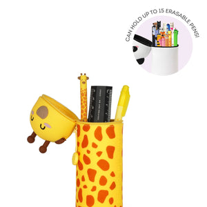 Legami - Giraffe "Head In Clouds" 2-in-1 Silicone Pencil Case - Kawaii