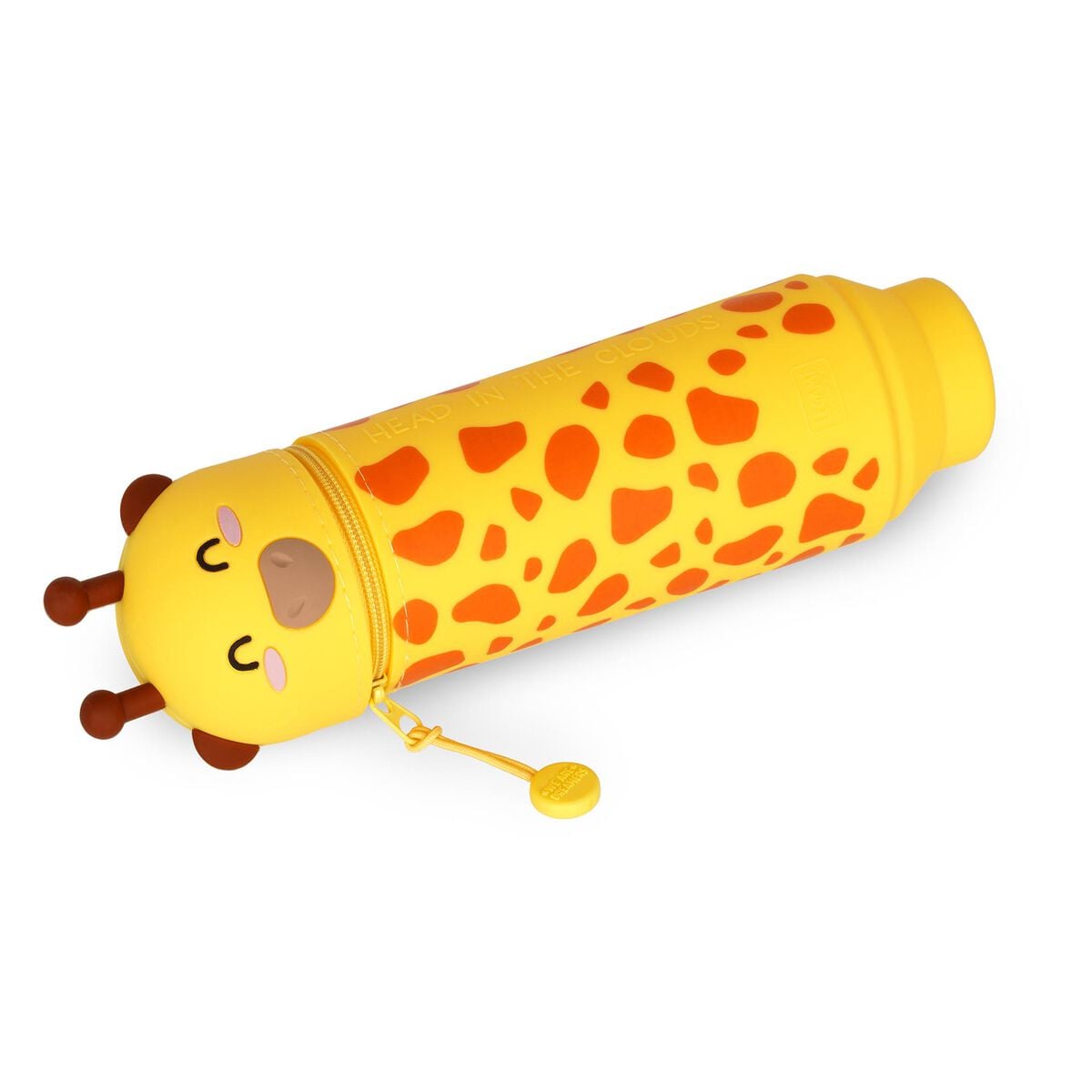 Legami - Giraffe "Head In Clouds" 2-in-1 Silicone Pencil Case - Kawaii