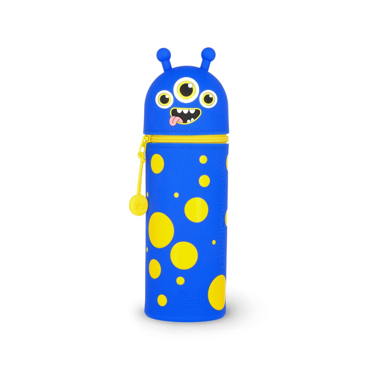 Legami - Monster "Aaargh-dorable!" 2-in-1 Silicone Pencil Case - Kawaii