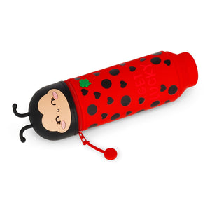 Legami - Uğurböceği "Şans Getir" 2-in-1 Silicone Kalem Kutu - Kawaii