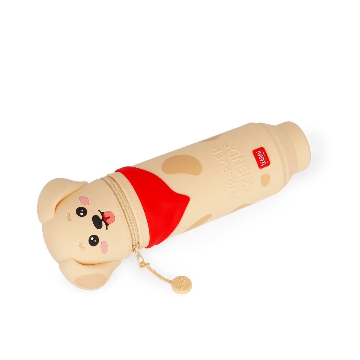Legami - Golden "Fur-ever Arkadaşlar" 2-in-1 Silicone Kalem Kutu - Kawaii