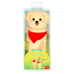 Legami - Golden "Fur-ever Arkadaşlar" 2-in-1 Silicone Kalem Kutu - Kawaii