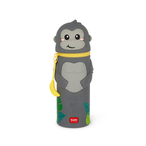 Legami - Gorilla "Wild but Kind" 2-in-1 Silicone Kalem Kutu - Kawaii