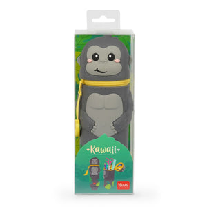 Legami - Gorilla "Wild but Kind" 2-in-1 Silicone Kalem Kutu - Kawaii
