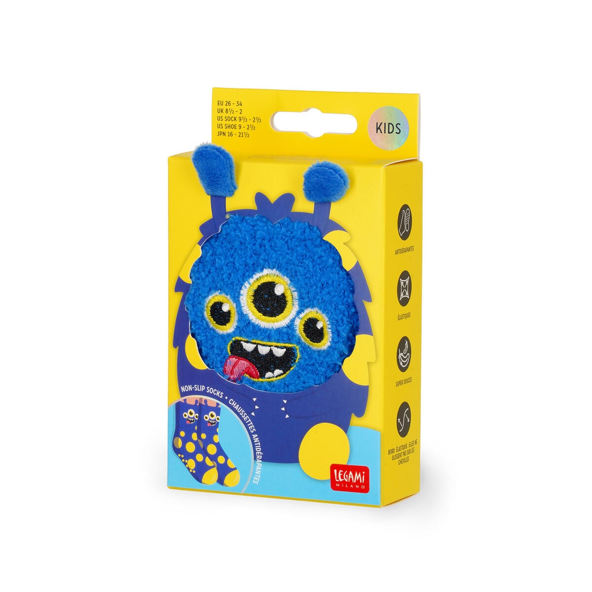 Legami - Kaymaz Monster Çocuk Çorapları - It's a Match!