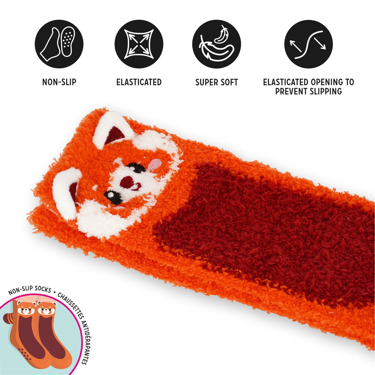 Legami - Kaymaz Red Panda Çocuk Çorapları - It's a Match!