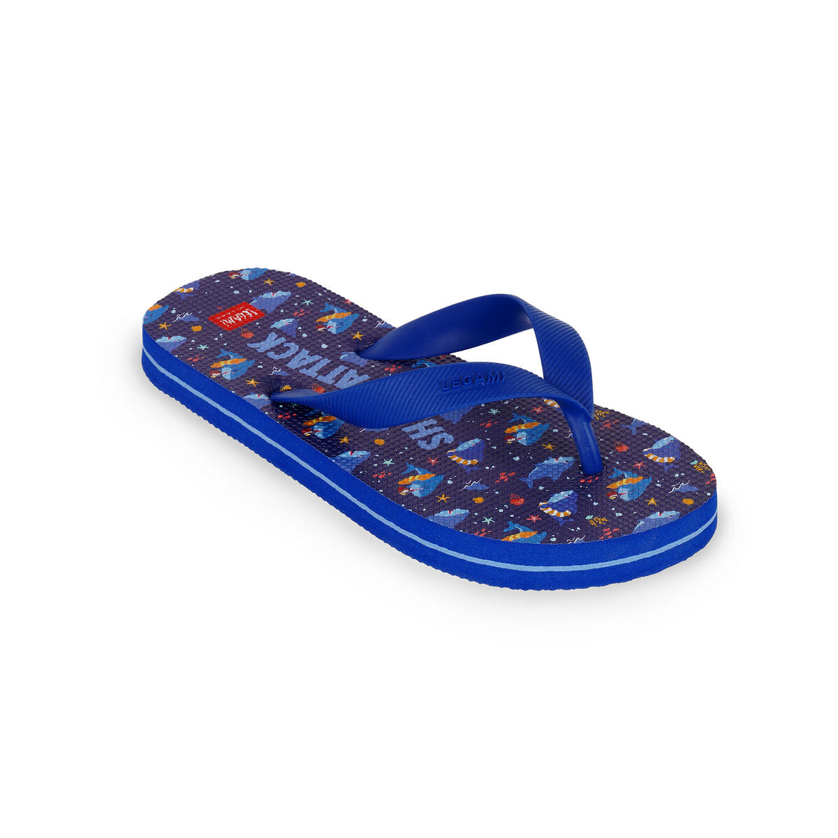 Legami - Size 32/33 Kids Shark Flip Flops