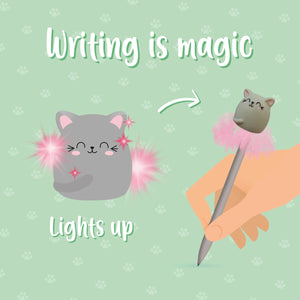 Legami - Illuminated Ballpoint Pen - Kitty - Writing is Magic