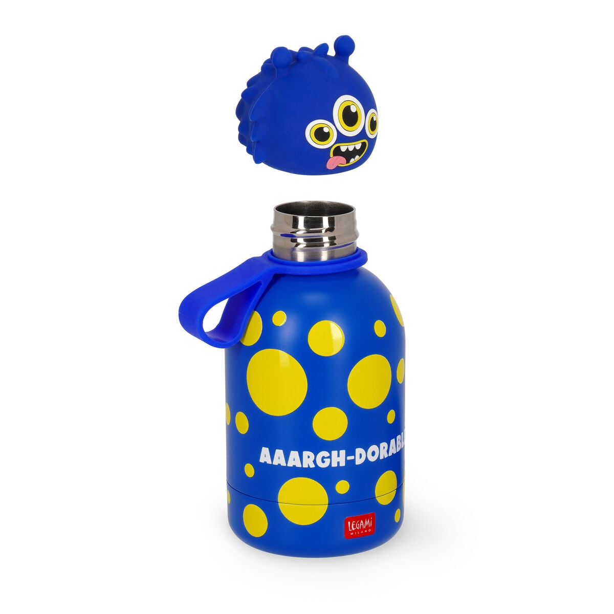 Legami - Vacuum Bottle for Kids - Monster - Hot&amp;Cold BFF