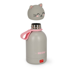 Legami - Vacuum Bottle for Kids - Kitty - Hot&Cold BFF