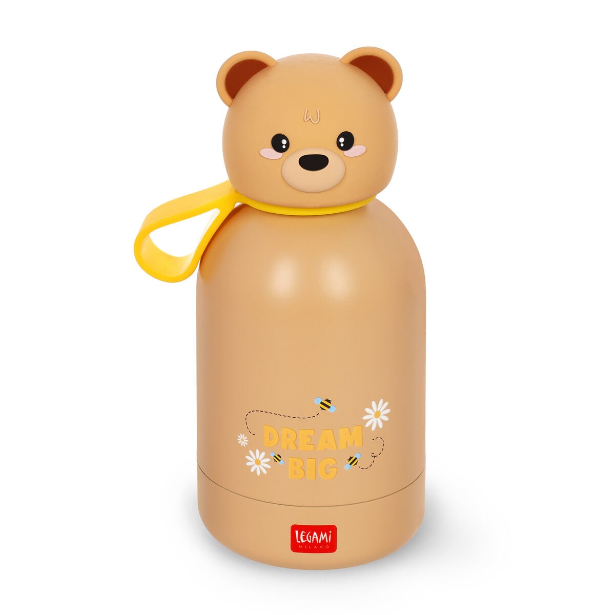 Legami - Vacuum Bottle for Kids - Teddy - Hot&amp;Cold BFF