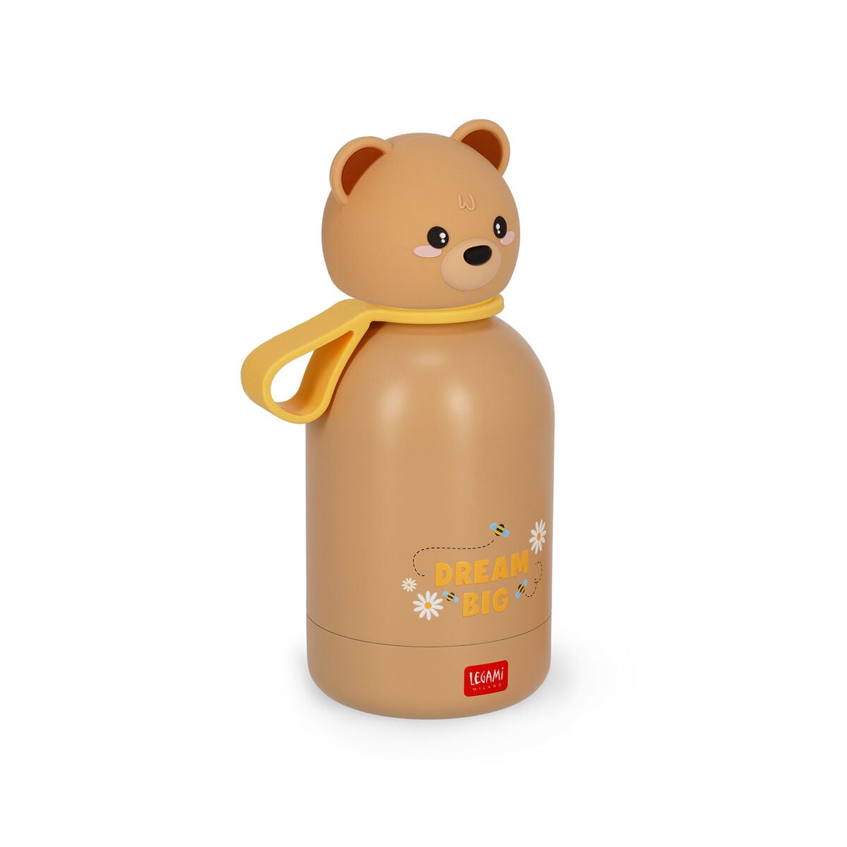 Legami - Vacuum Bottle for Kids - Teddy - Hot&amp;Cold BFF