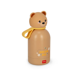 Legami - Vacuum Bottle for Kids - Teddy - Hot&amp;Cold BFF