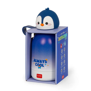 Legami - Vacuum Bottle for Kids - Penguin - Hot&amp;Cold BFF