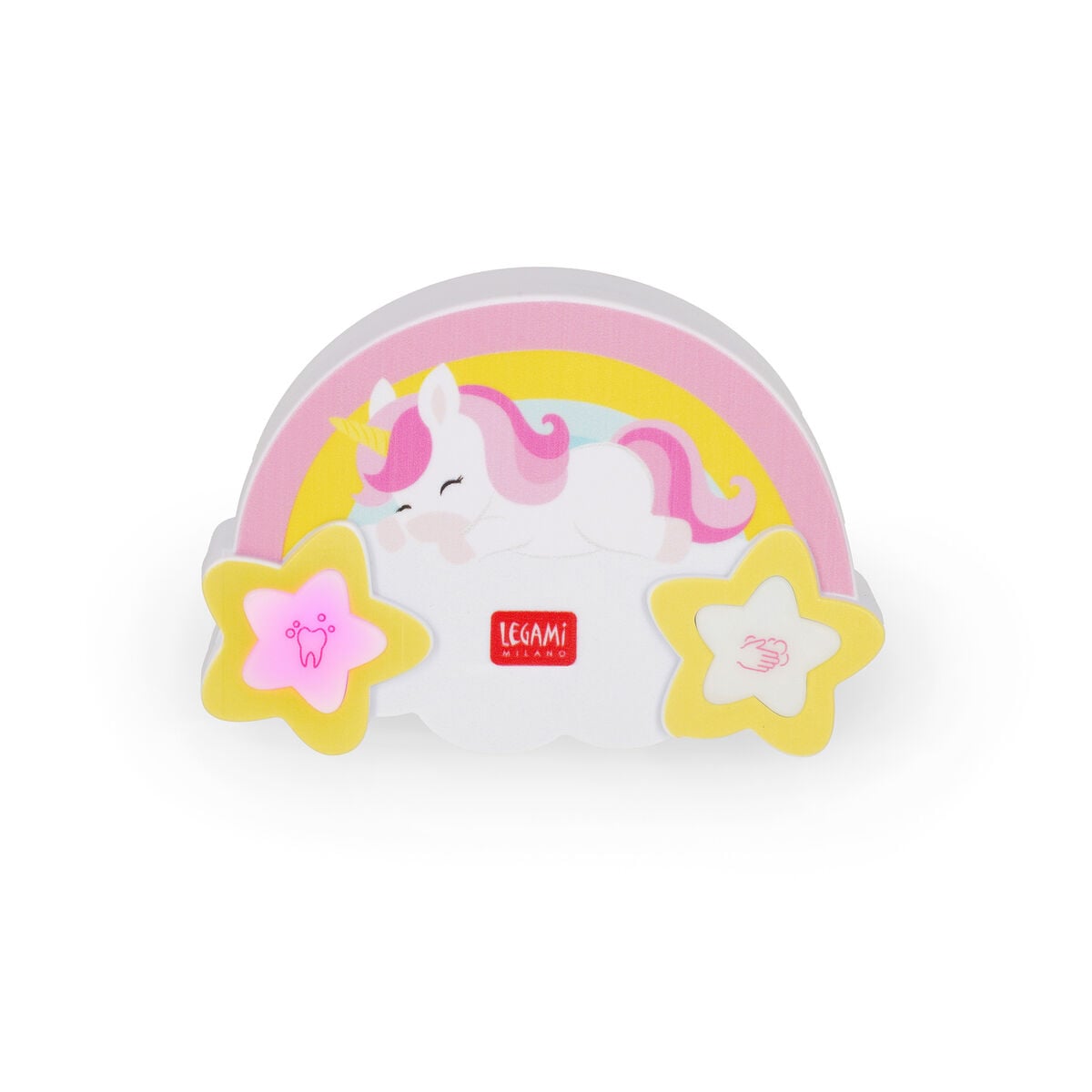 Legami - 2-in-1 Timer Washing Hands and Brushing Teeth - Unicorn - Hands and Teeth Timer