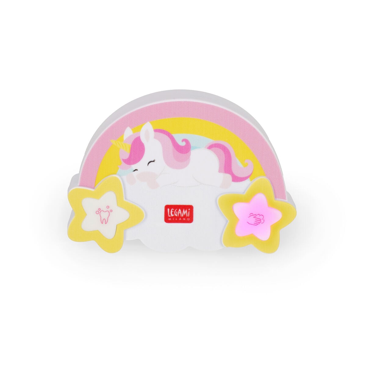 Legami - 2-in-1 Timer Washing Hands and Brushing Teeth - Unicorn - Hands and Teeth Timer