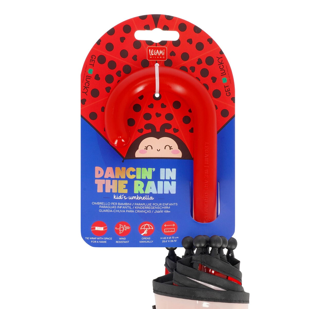 Legami - Uğurböceği Kids' Umbrella - Dancin’ in Rain