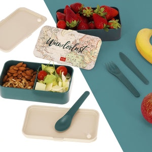 Legami - 1200 ml Bento Lunch Box - Travel - Bento Lunch Box