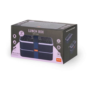 Legami - 1200 ml Bento Lunch Box - Stars - Bento Lunch Box