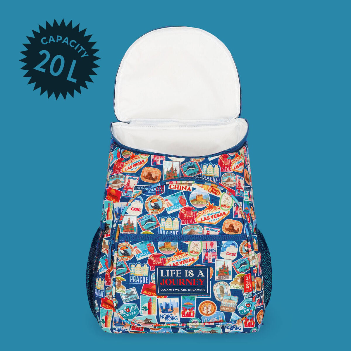 Legami - Travel Stickers Cooler Backpack