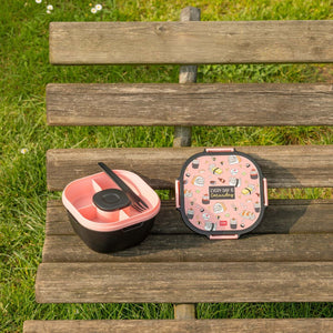 Legami - 1700 ml Bento Yemek Kutusu - Sushi Cat - Bento Yemek Kutusu