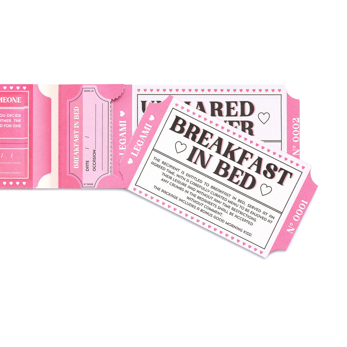 Legami - Kitap 24 Romantic Vouchers - English - Gift Vouchers