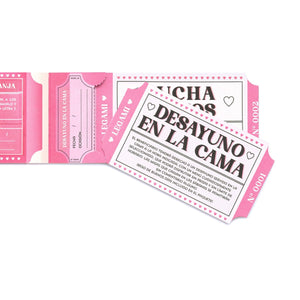 Legami - Book 24 Romantic Vouchers - Spanish - Gift Vouchers