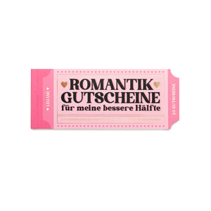 Legami - Book 24 Romantic Vouchers - German - Gift Vouchers