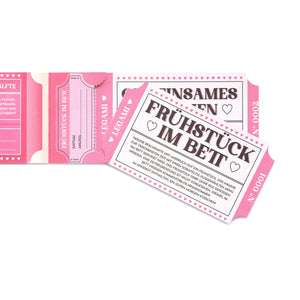 Legami - Book 24 Romantic Vouchers - German - Gift Vouchers