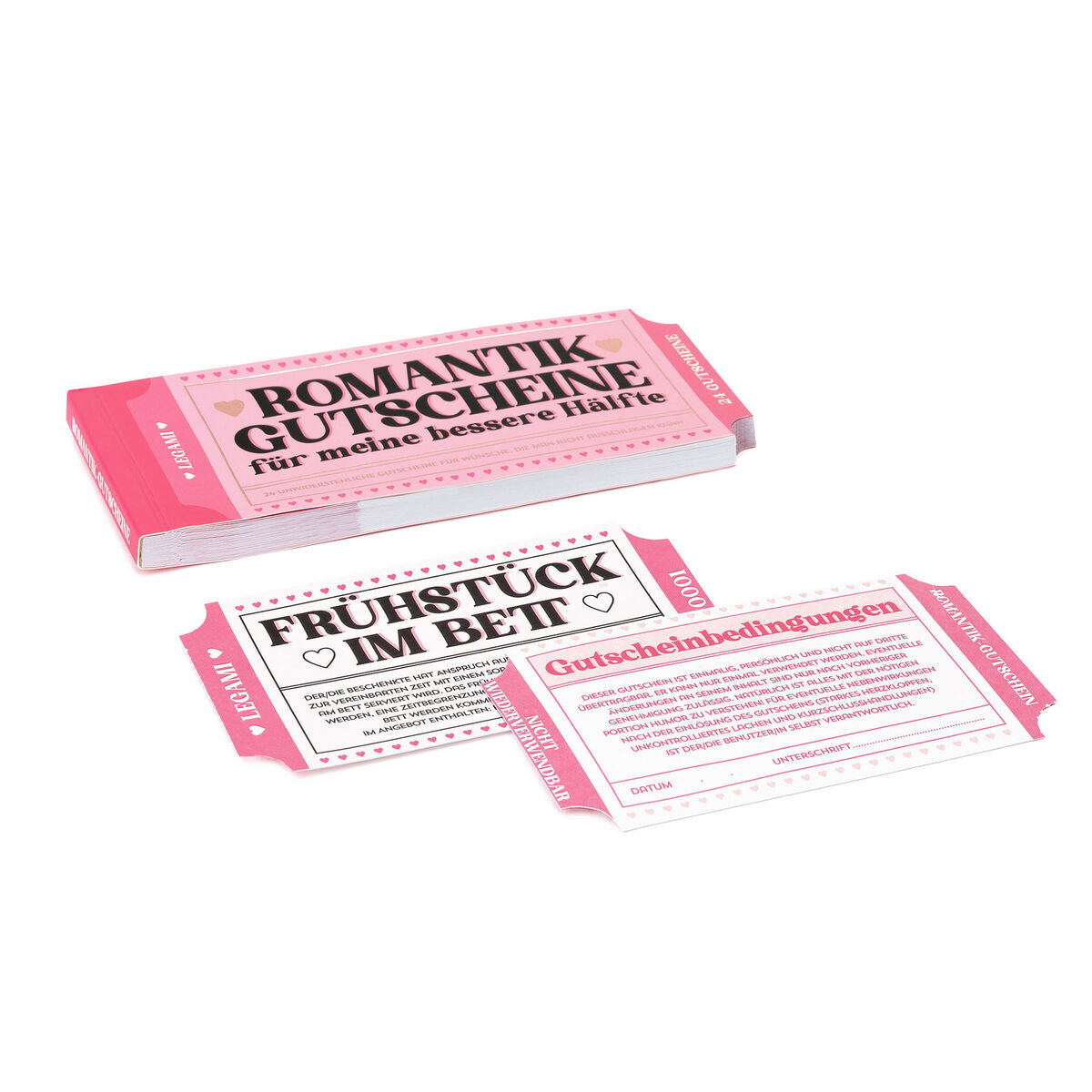 Legami - Book 24 Romantic Vouchers - German - Gift Vouchers