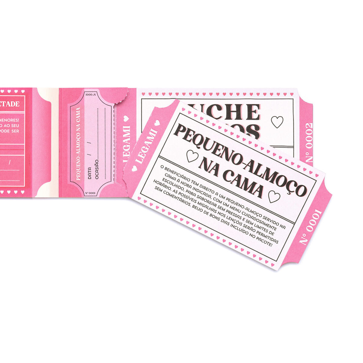 Legami - Kitap 24 Romantic Vouchers - Portuguese - Gift Vouchers